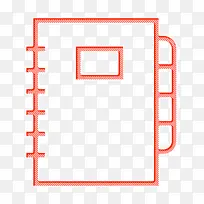 笔记本图标 流线型图标 矩形