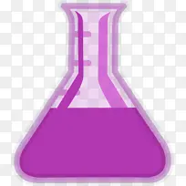 紫色 烧杯 实验室设备