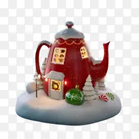 茶壶 水壶 雕像