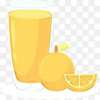 卡通 橙汁饮料 果汁