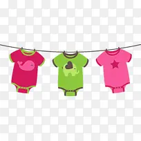 绿色 婴儿连体衣 幼儿服装