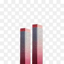 摩天大楼 粉色 人类住区