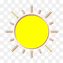 太阳图标 天气设置图标 阳光图标