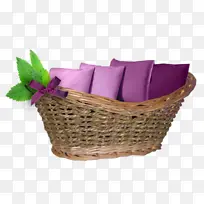 采购产品柳条 篮子 紫色
