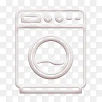 家用图标 洗衣机图标 电子设备图标