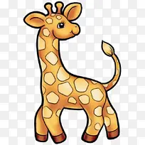 长颈鹿 动物形象 卡通