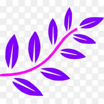 紫色 丁香 叶子