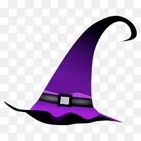 紫色 女巫帽 头饰