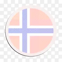 国家图标 旗帜图标 挪威图标