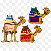 骆驼 阿拉伯骆驼 卡通