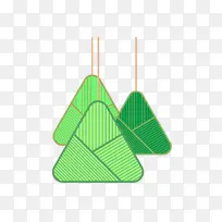 绿色 三角形 圆锥体