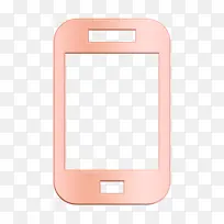 智能手机图标 粉色 材料属性