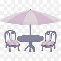 家具 雨伞 粉色