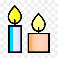 生日图标 蜡烛图标 庆祝图标