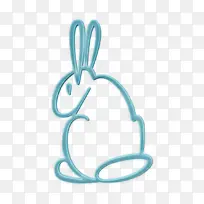 动物图标 兔子图标 胡萝卜图标