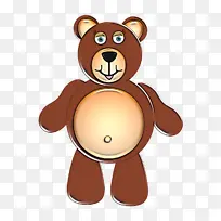 泰迪熊 卡通 棕熊