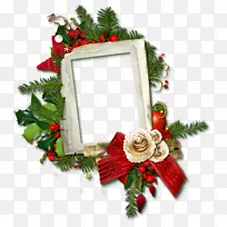 圣诞冬青框 圣诞冬青边框 圣诞冬青装饰