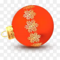 橙色 红色 圣诞饰品