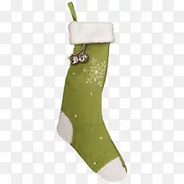 圣诞袜 绿色 圣诞装饰