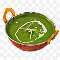 绿色 杯子 豌豆汤