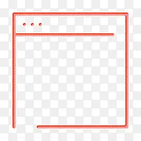 网页导航线工艺图标 浏览器图标 互联网图标