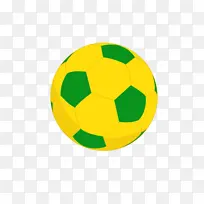 足球 黄色 运动器材