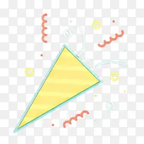 三角形 圆锥体 直线