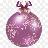紫色 粉色 圣诞饰品