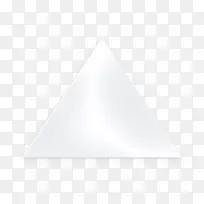 三角形图标 向上图标 白色