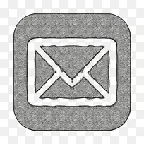 电子邮件图标 信封图标 收件箱图标
