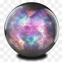 紫色 星云 球体