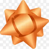 橙色 金属 星形