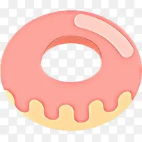 粉色 甜甜圈 圆圈