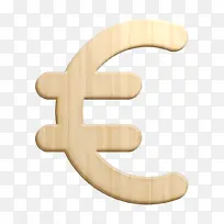 货币图标 欧元图标 金融图标