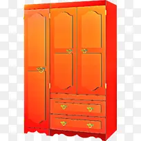 采购产品橙色 家具 橱柜