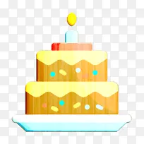 庆典图标 蛋糕图标 蛋糕