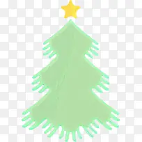 绿色 圣诞树 科罗拉多云杉
