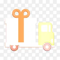 送货卡车图标 卡车图标 电子商务和购物元素图标