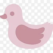 粉色 橡皮鸭 鸭