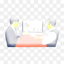 会议图标 人力资源图标 面试图标