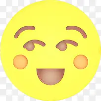 表情符号 脸 黄色