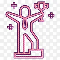 赢家图标 成功图标 商业动机图标
