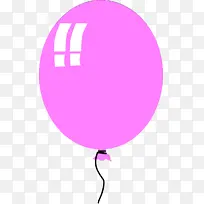 气球 粉色 紫色