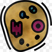 表情符号 黄色 卡通