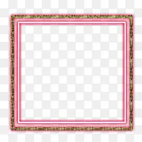 粉色 相框 长方形