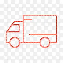 送货图标 送货卡车图标 线路