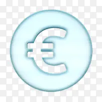 欧元图标 商业图标 硬币图标