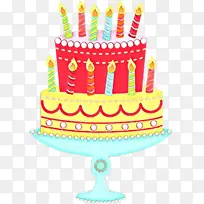 蛋糕生日蜡烛蛋糕装饰生日派对生日