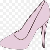 高跟鞋 鞋类 粉色