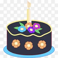 生日蜡烛 蜡烛 蛋糕